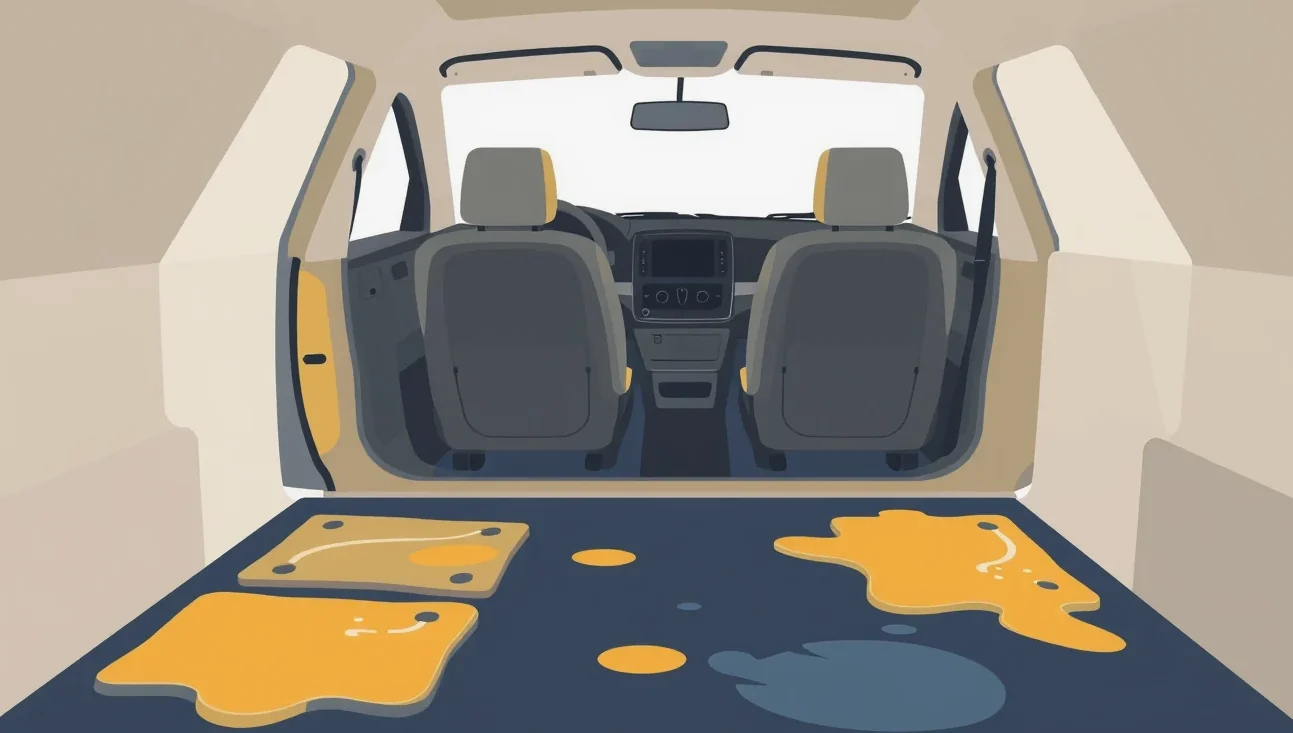 Odťahová služba nakladá nepojazdné auto uviaznuté na zaplavenej vozovke