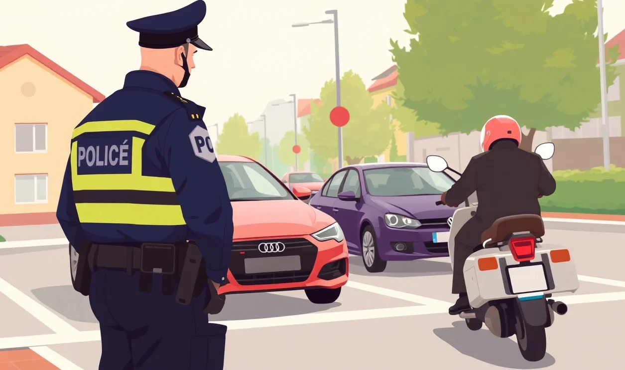 Detailné vypĺňanie bodov a kreslenie plánika dopravnej situácie v tlačive záznamu o nehode