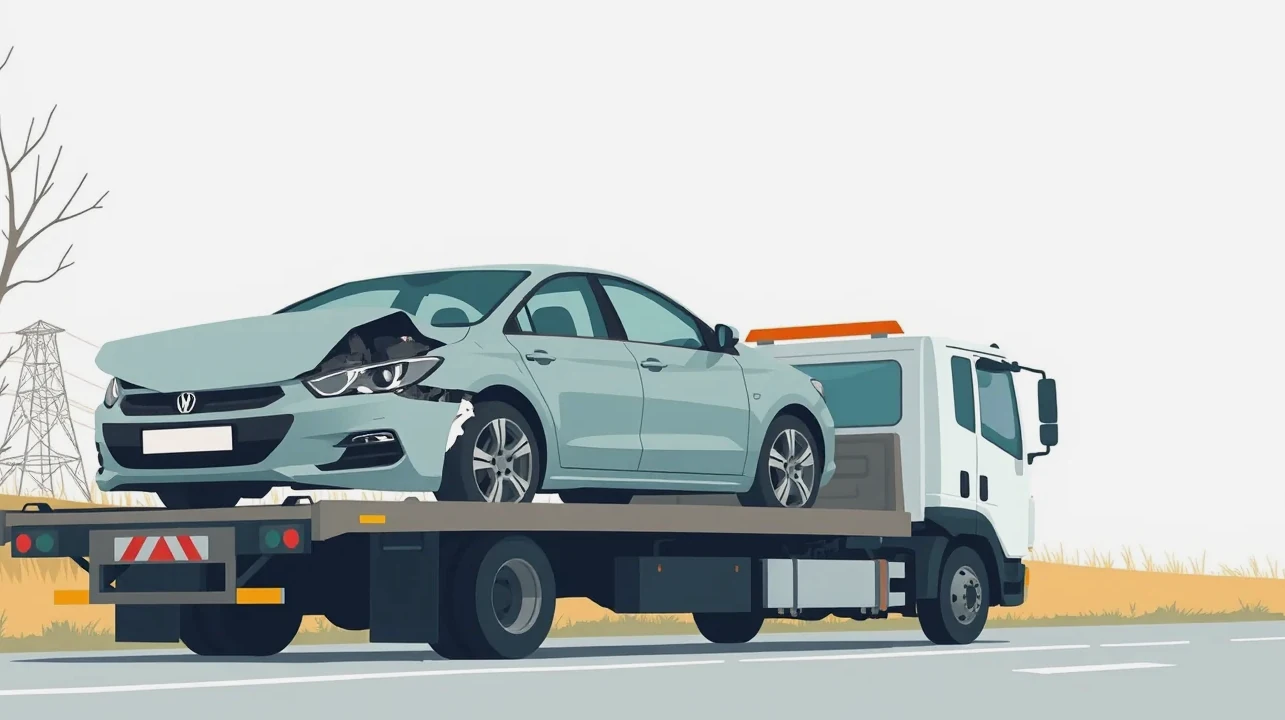 Pohľad na palubnú dosku a volant nového osobného automobilu v showroome