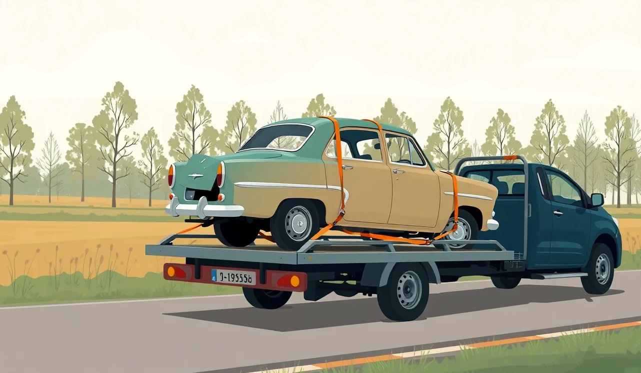 Detail predného kolesa a motora klasického motocyklového veterána