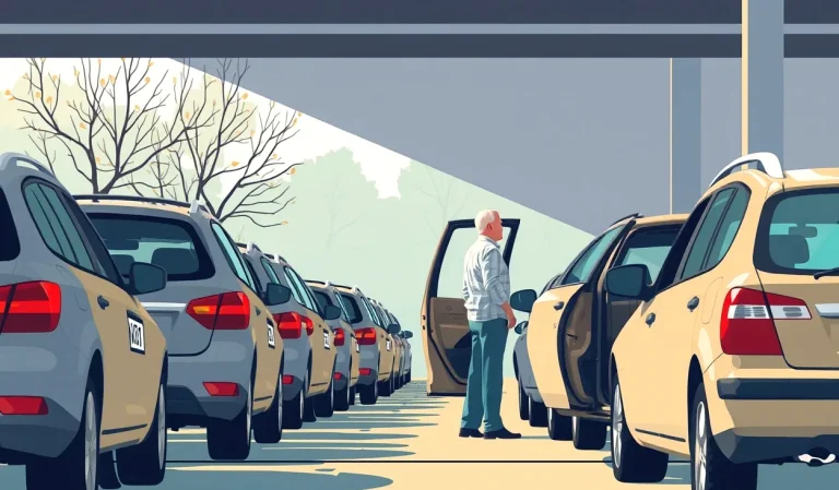 Moderné vozidlo prevzaté z autosalónu po podpise zmluvy o financovaní