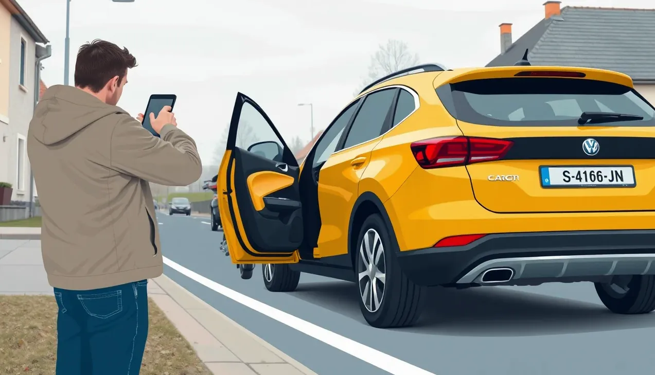 Poškodená firemná dodávka pri obhliadke technikom v autoservise