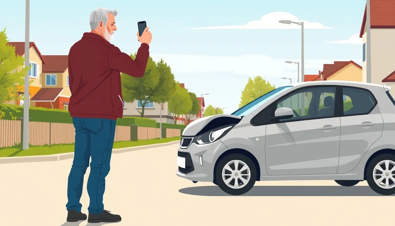 Servisný technik a likvidátor kontrolujú deformáciu podvozku na zdviháku v servise