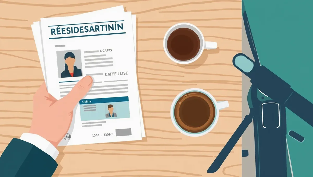 Vodič drží osvedčenie o evidencii vozidla a novú zelenú kartu pred administratívnou budovou