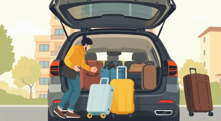 Pohľad na piesočnatú pláž v letovisku Rimini s radmi slnečníkov a hotelmi na pobreží