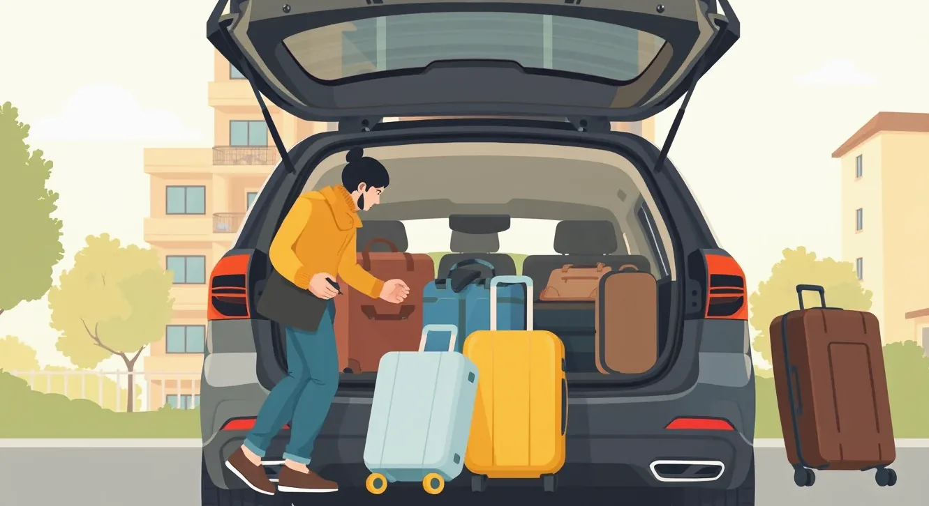 Pohľad na piesočnatú pláž v letovisku Rimini s radmi slnečníkov a hotelmi na pobreží