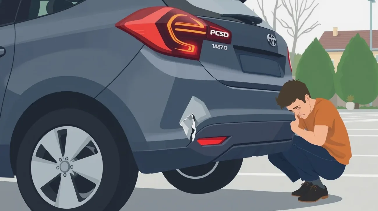 Detail poškodeného motorového priestoru a prehryznutých káblov vozidla